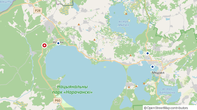 Карта: Полезное на Нарочи и наши домики