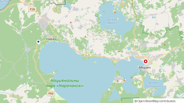 Карта: Single Cafe (кафе) на Нарочи и наши домики в Урликах